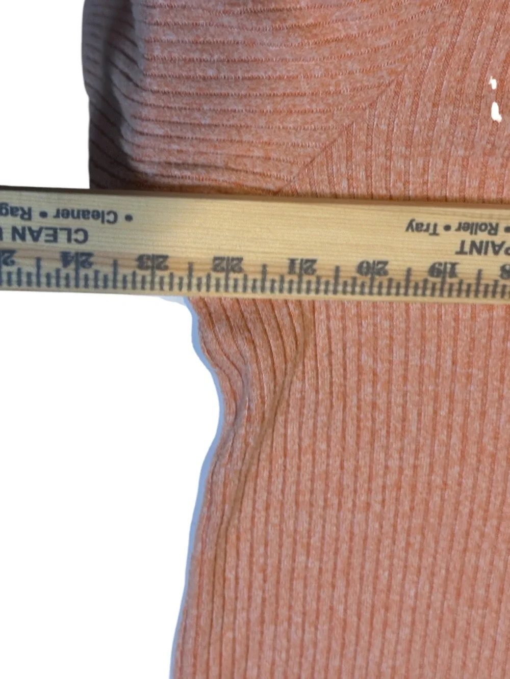 American Eagle Soft & Sexy Lightweight Long-Sleeve Ribbed Top‎ in Peach